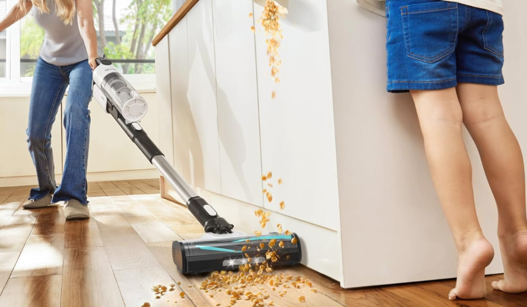 Levoit LVAC-200 cordless vacuum cleaner designed for efficient cleaning, featuring a lightweight design and powerful suction.