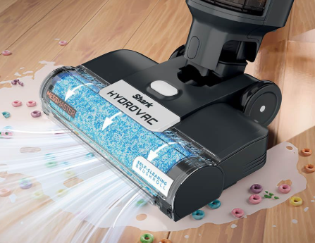 Shark Wet Dry Vacuum Mop HydroVac MessMaster, a cordless all-in-one cleaner for hard floors and area rugs.